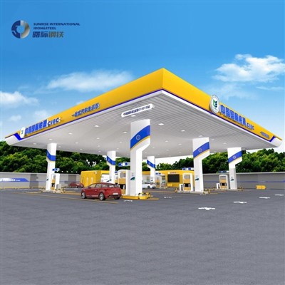 בניין תחנת דלק